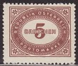 Austria 1947 Numbers 5 G Brown Scott J207